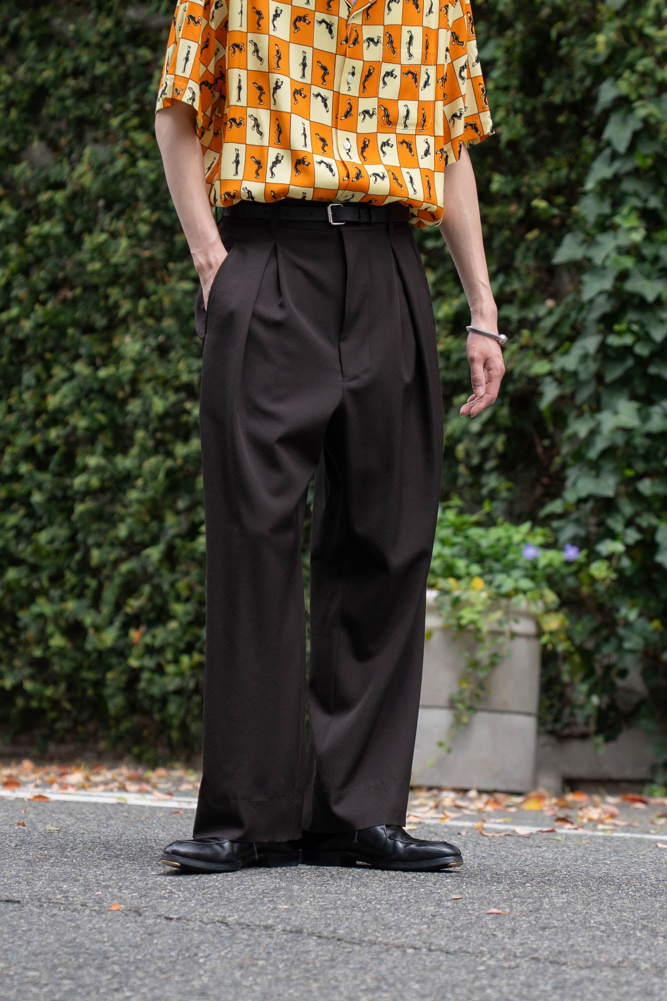 INVERTED PLEATS TROUSER