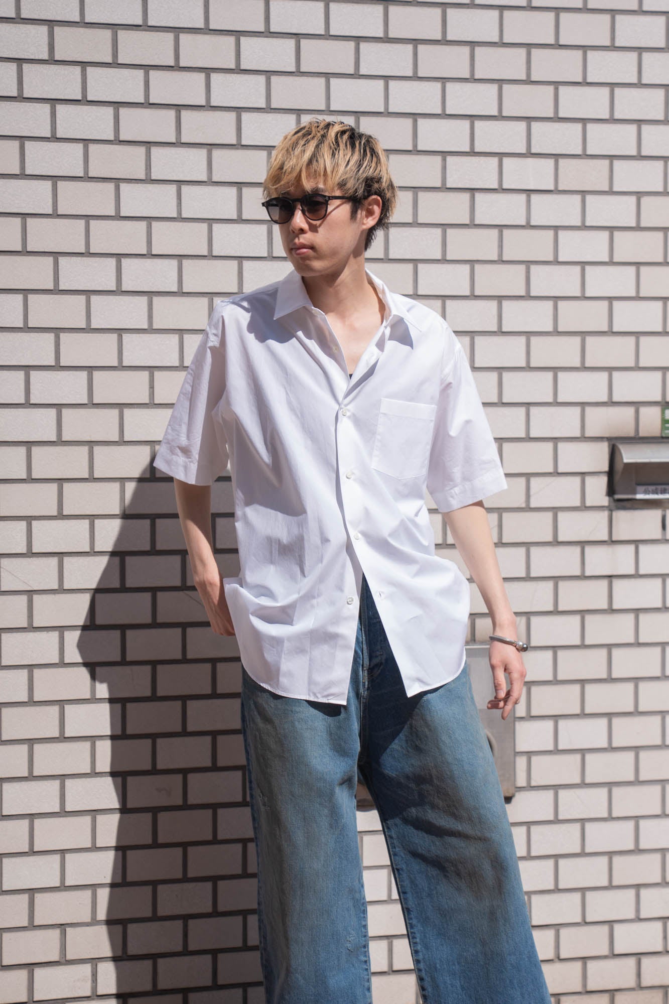 SUVIN COTTON OVERSIZED SS SHIRT(ST.1497)