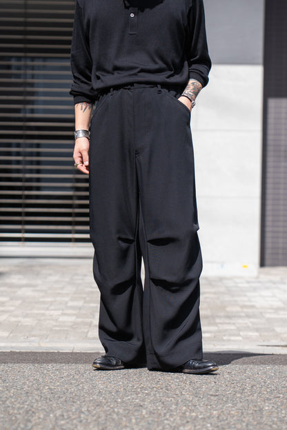 CARGO PANT IN RAYON TRICOTINE