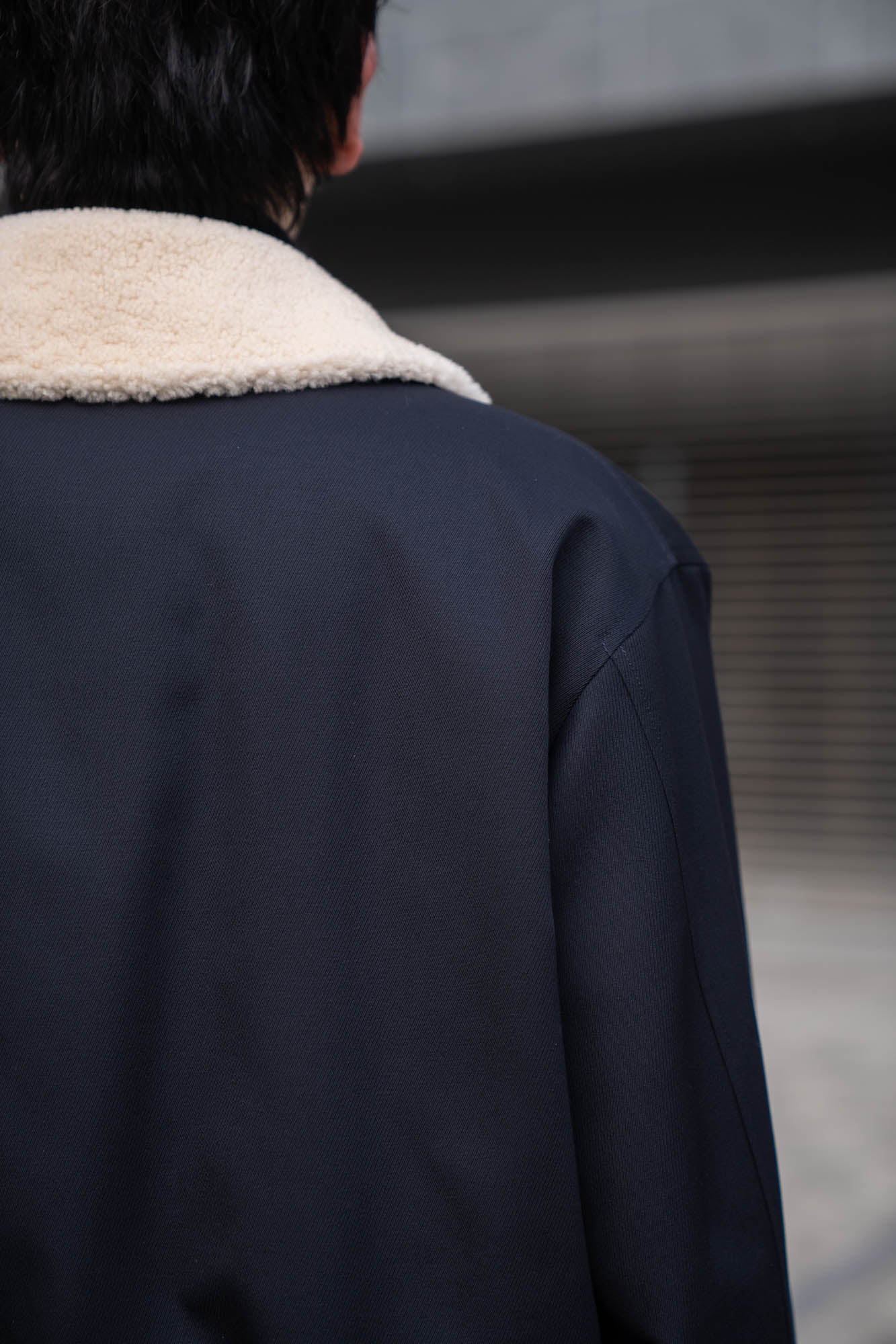 MOUTON COLLAR PADDED JACKET(ST.1377)