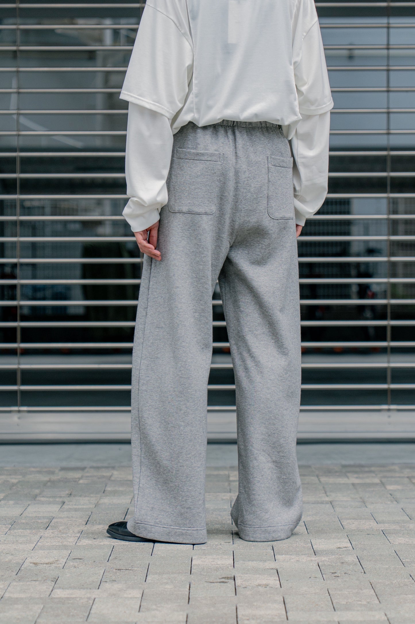 YAK/COTTON SWEAT EASY TROUSERS(ST.1288)