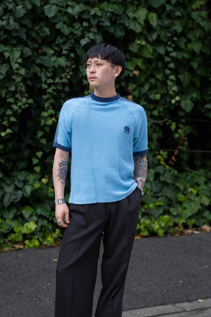 KNITTED TRAINING T-SHIRT