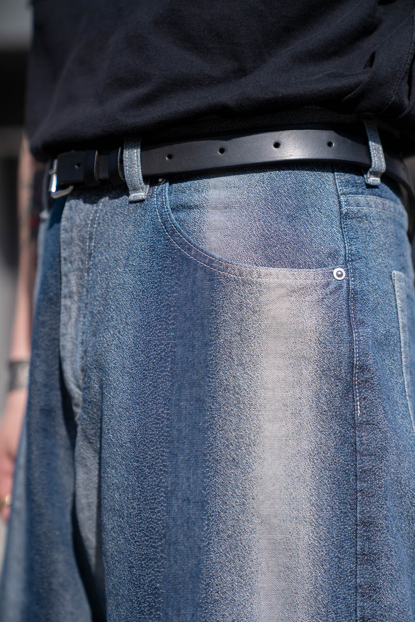 GRADATION DENIM PANTS (BAGGY)