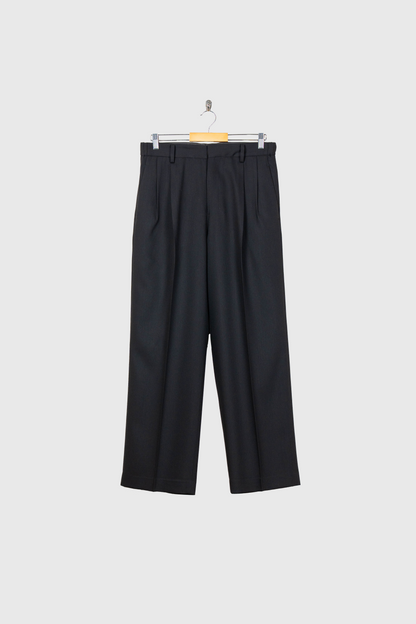 TWO TUCKS WIDE TROUSERS