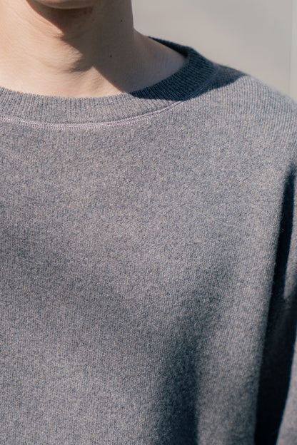 PURE CASHMERE SWEAT KNIT PO