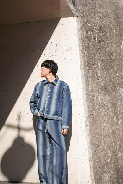 GRADATION DENIM JACKET