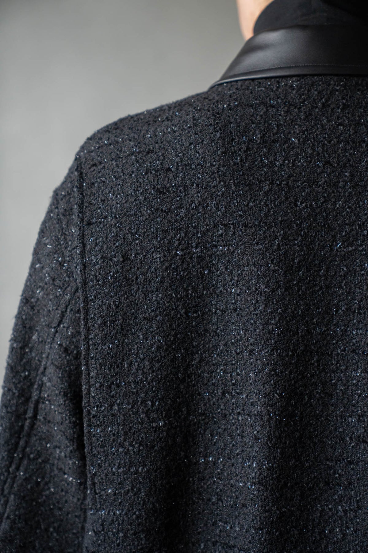 Wool tweed coverall
