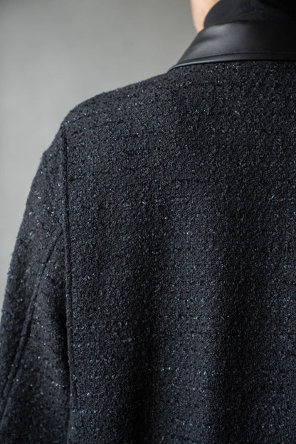 Wool tweed coverall