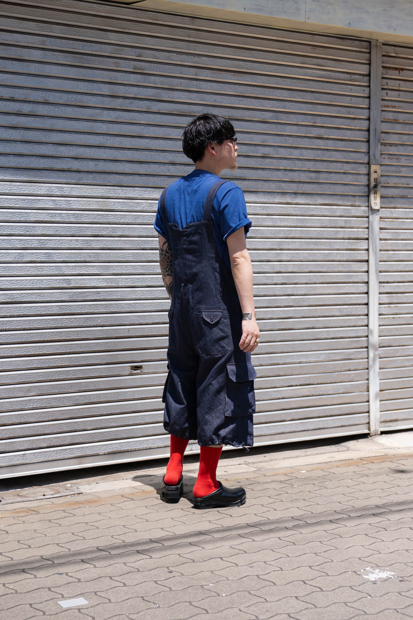 Short Denim Overall