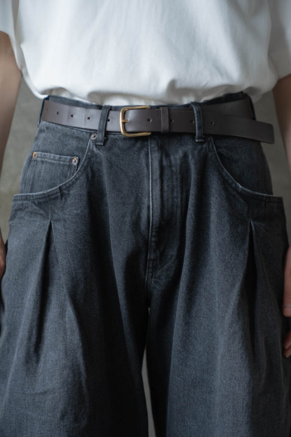 3D cutting denim pants