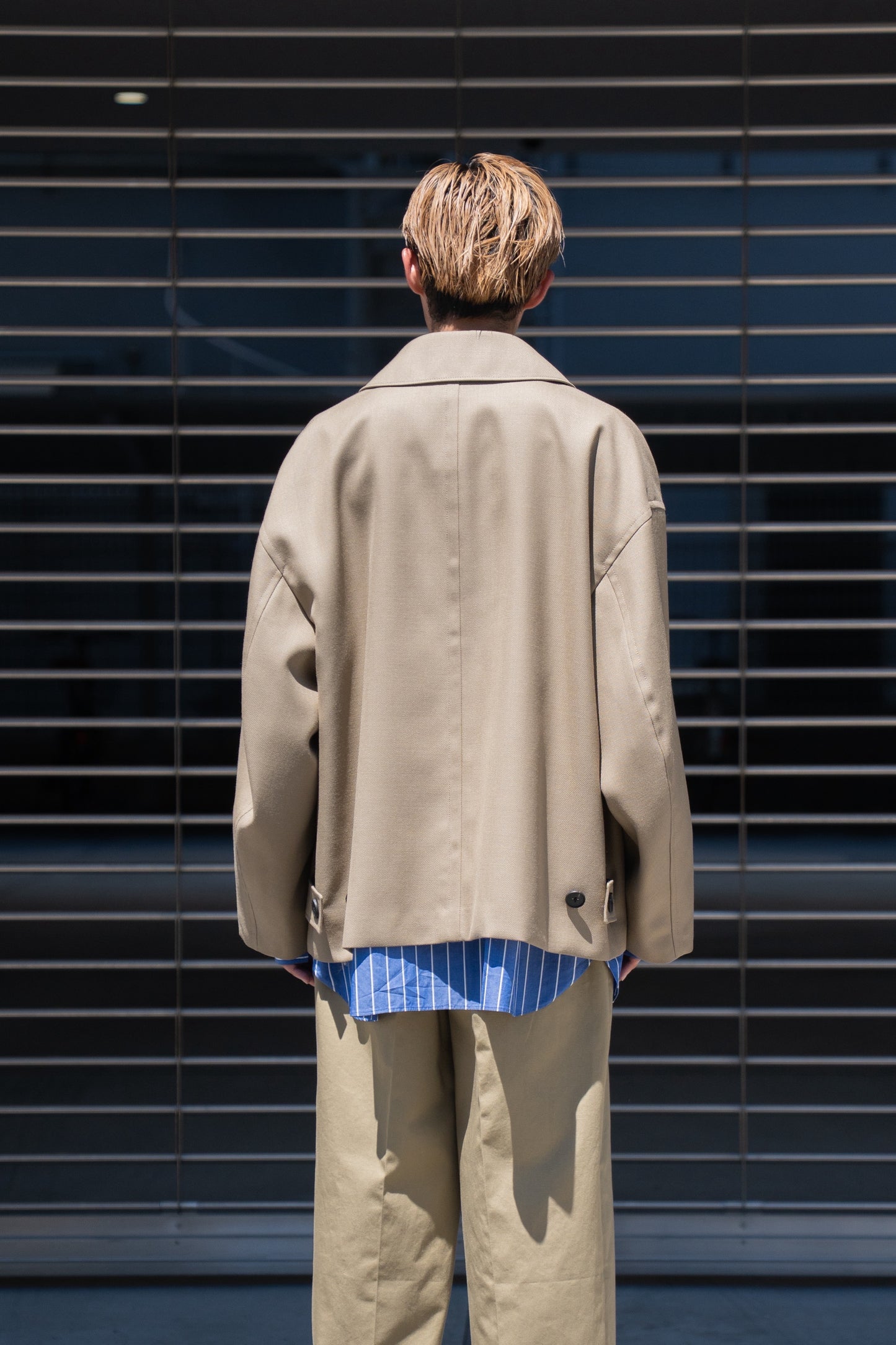 WOOL OVERSIZE SHORT COAT