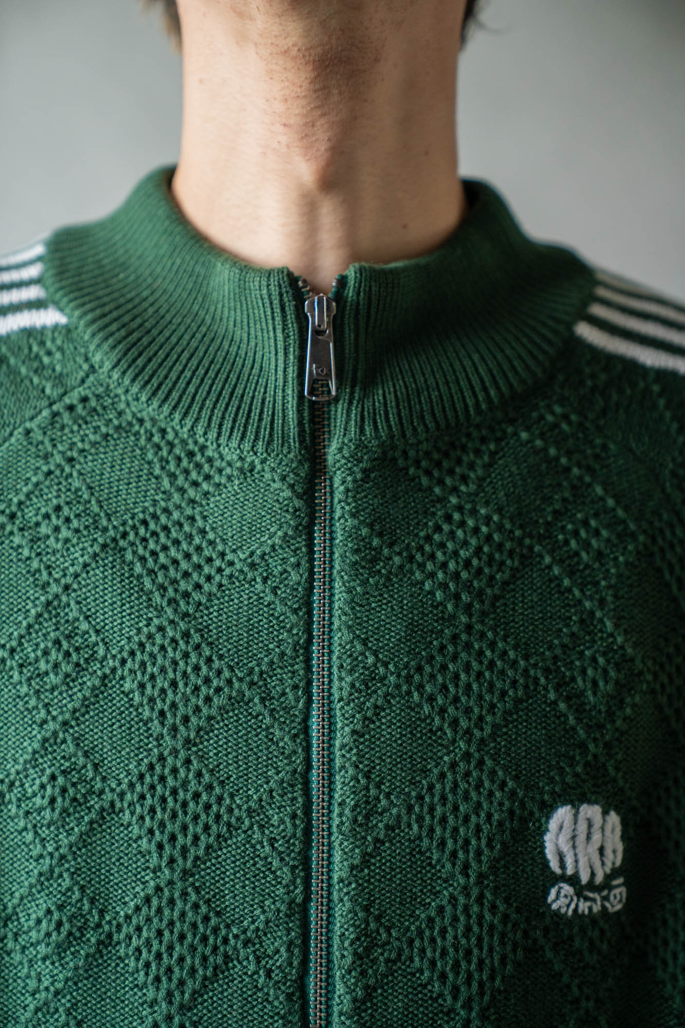 KNITTED TRAINING JACKET