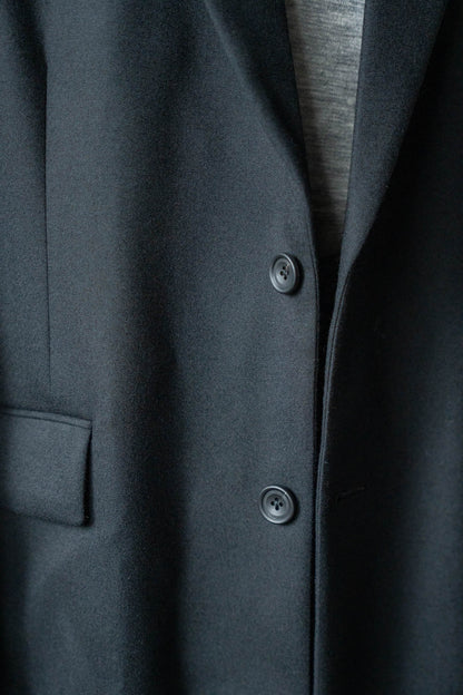 WOOL FLANNEL OVERSIZED SINGLE BREASTED JACKET(ST.1593)