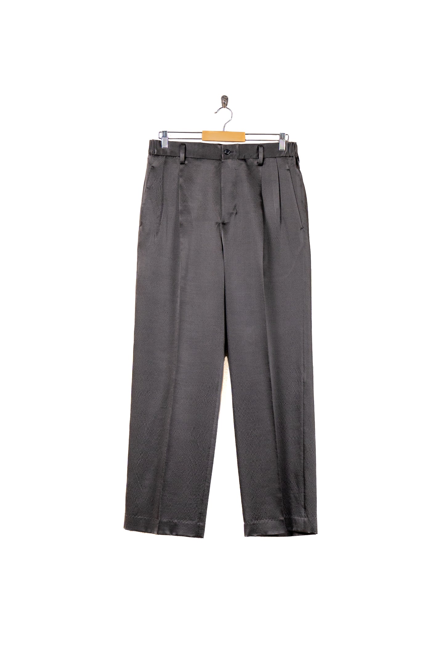 TWO TUCKS WIDE TROUSERS