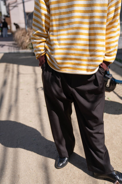 Cotton skipper border pullover