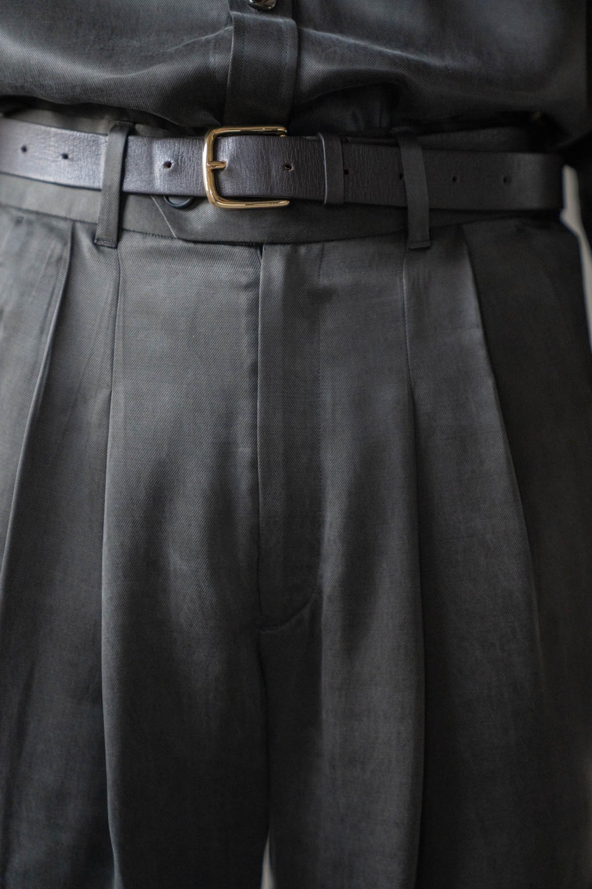 2TUCK EASY TROUSERS - CUPRO
