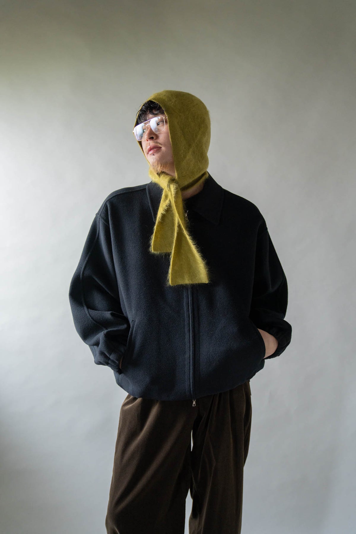 CASHMERE SHAGGY BALACLAVA(ST.1633)