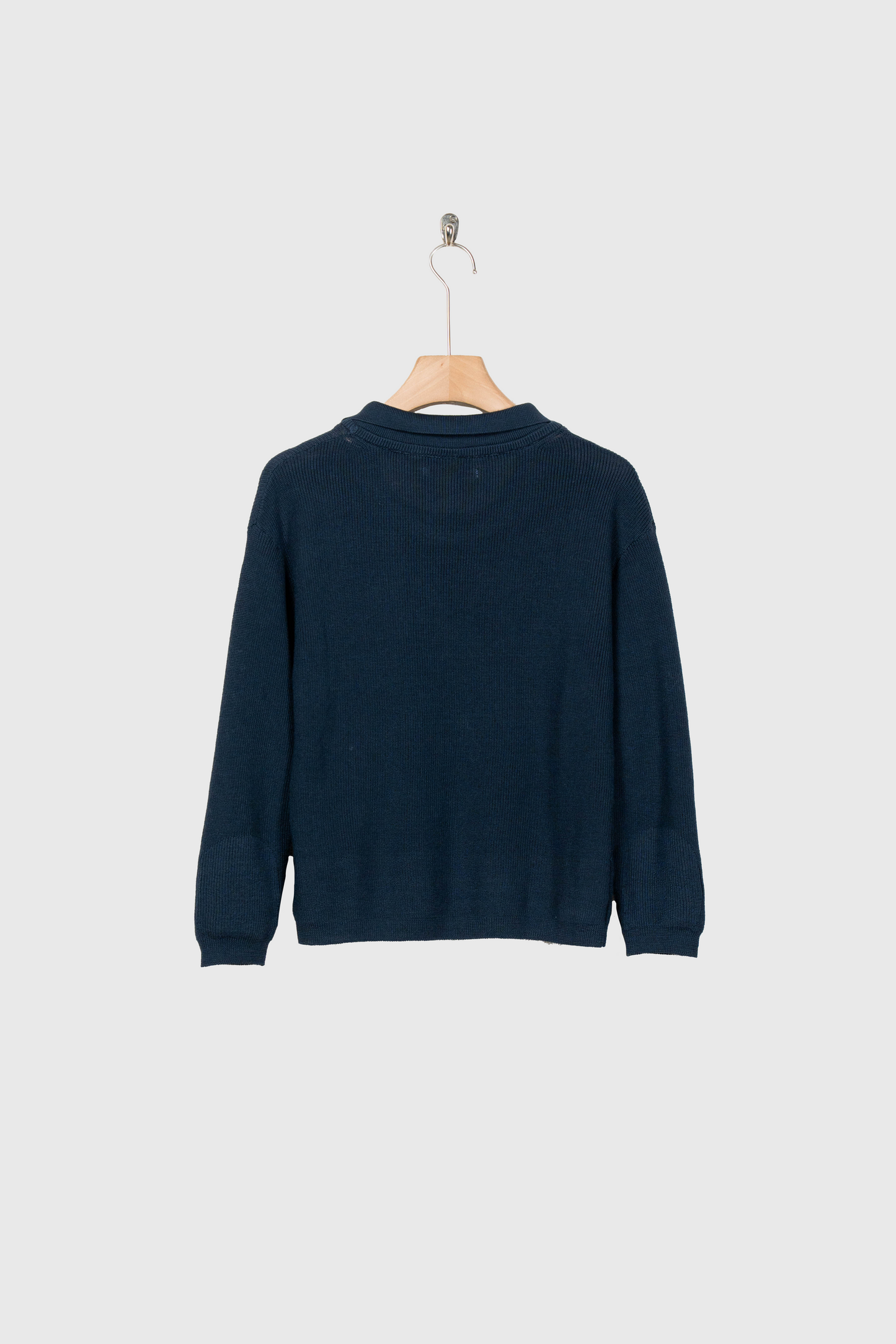 Roll Up Patched Knit in Marcerized Cotton