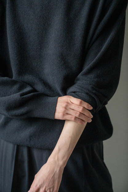 EXTRA FINE WOOL KNIT CREW NECK LS(ST.1634)
