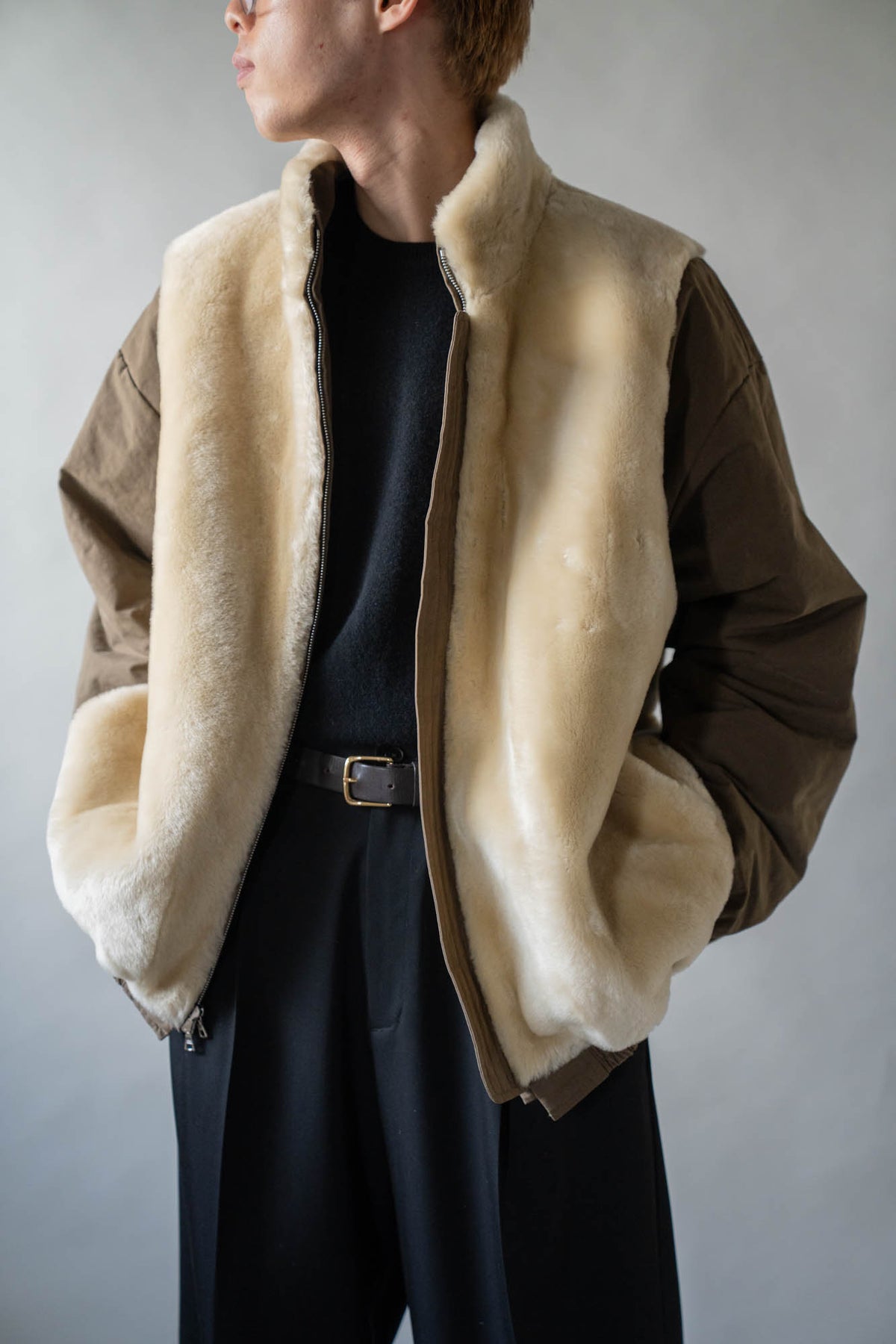 MOUTON INNER REVERSIBLE PADDED JACKET(ST.1556)