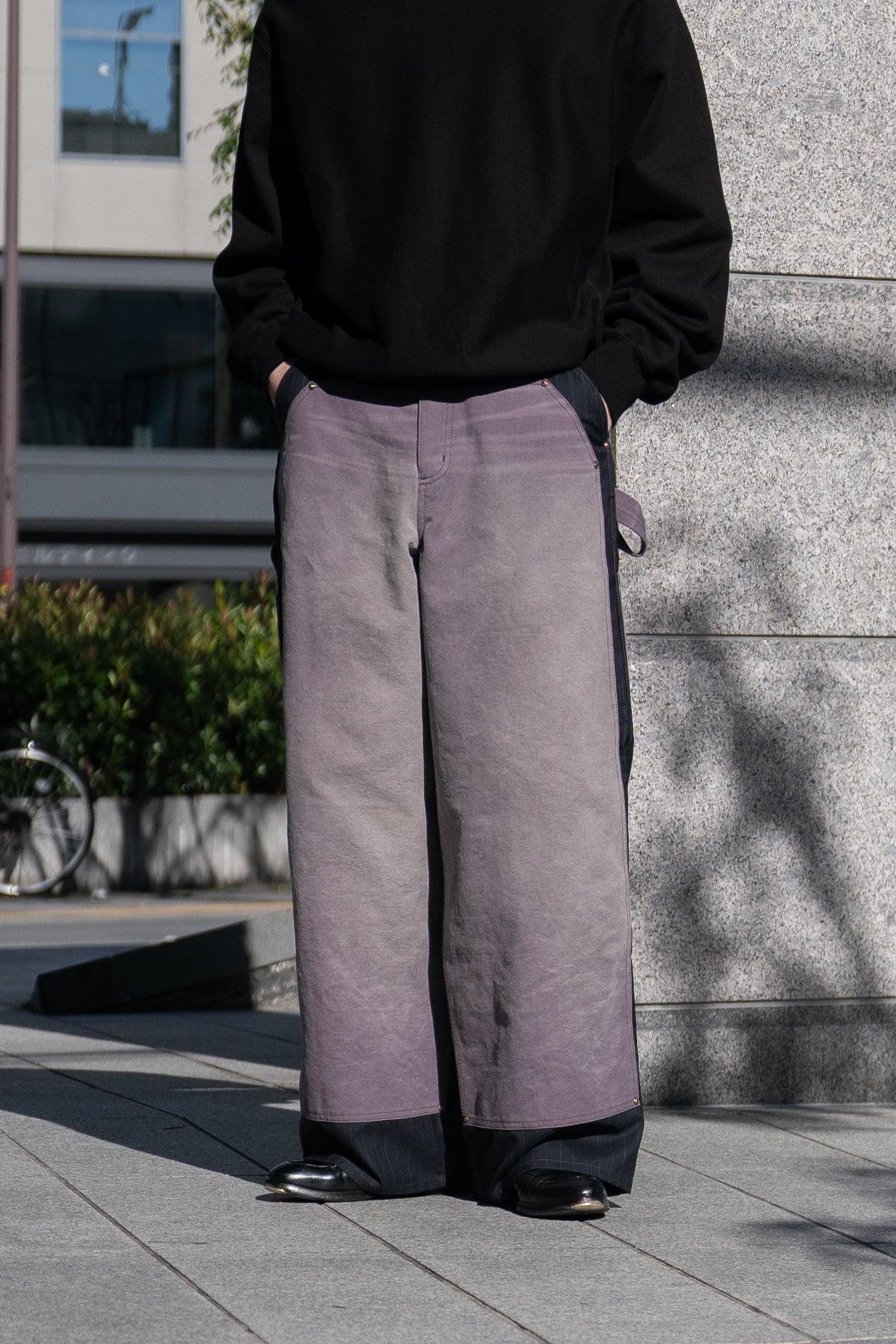 Exclusive Vintage-eﬀect work pants