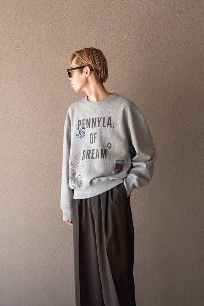 Hand-stitched sweatshirt
