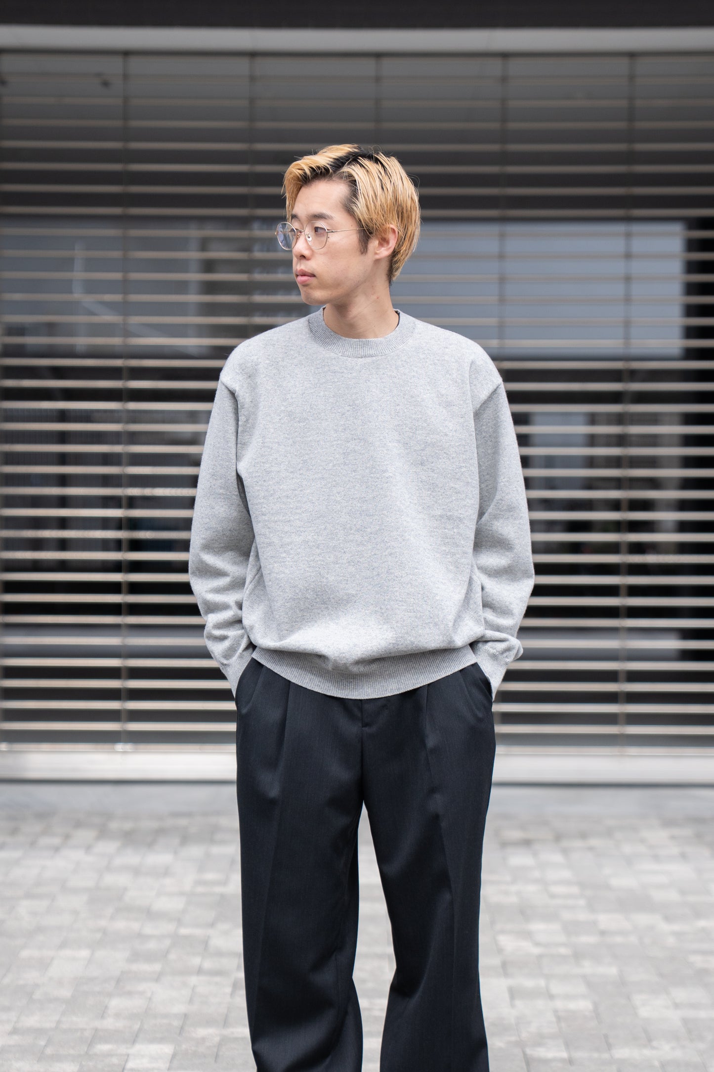 RIGID CASHMERE SWEATER P/O