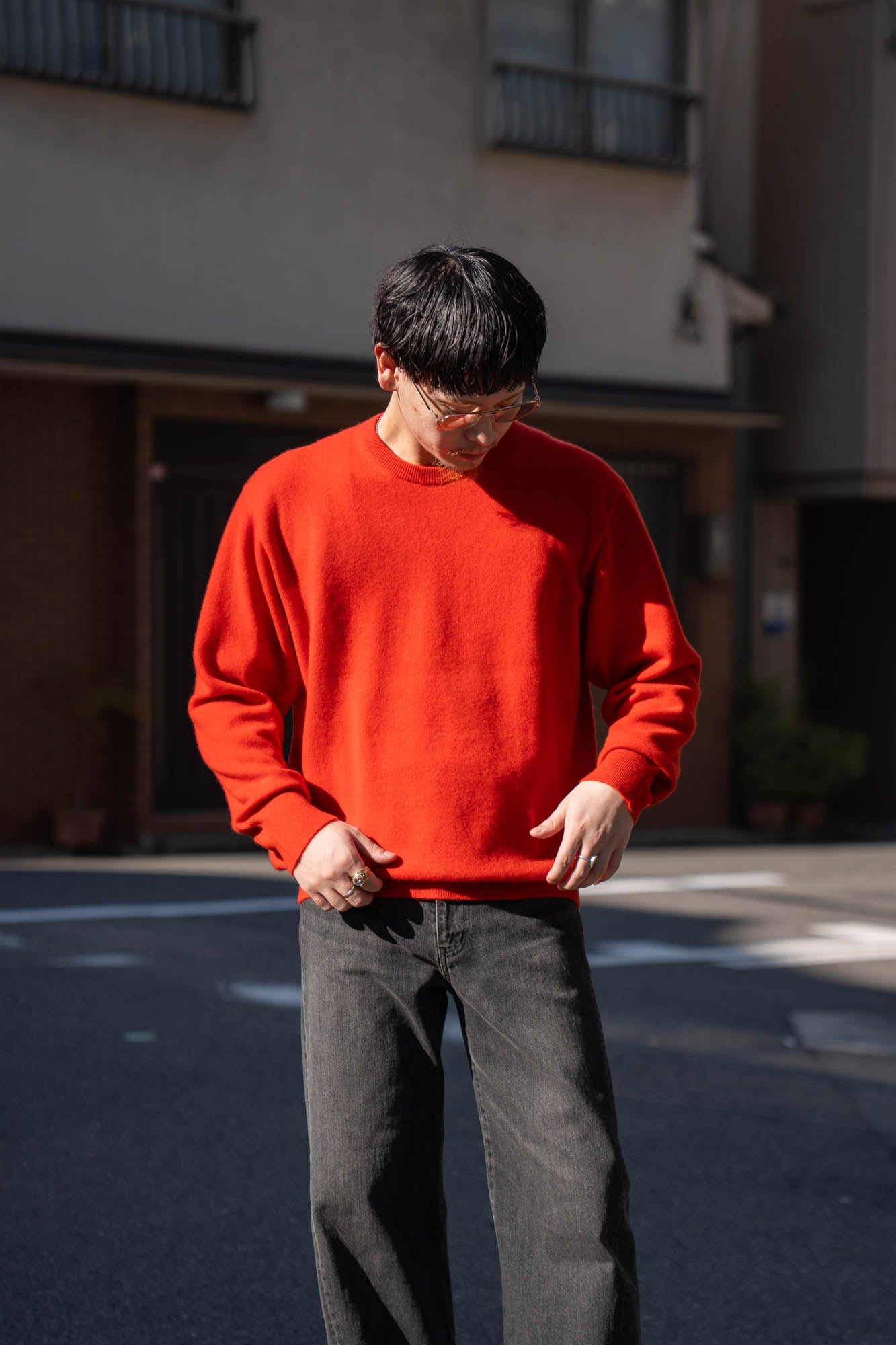 PURE CASHMERE KNIT CREW NECK LS(ST.1473) | ニット ssstein