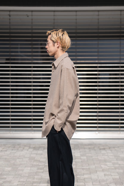 cashmere natural shirt