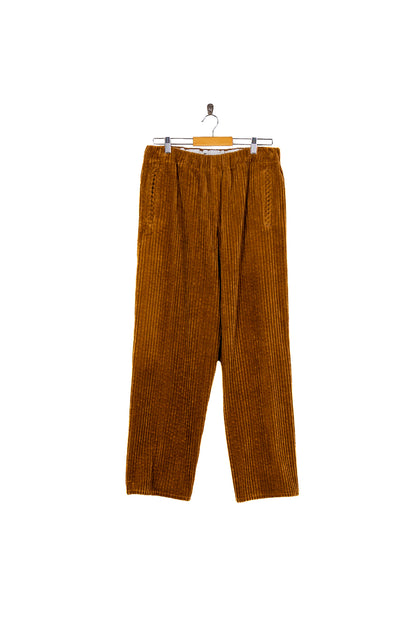 Cotton Corduroy Wide-leg Drawstring Trouser