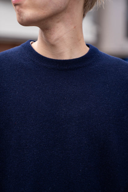 EXTRA FINE WOOL KNIT COLOR BLOCK LS(ST.1479)