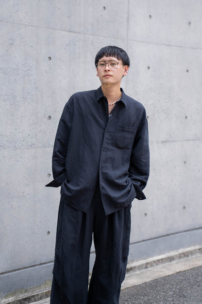 Linen Silk Wide Shirts