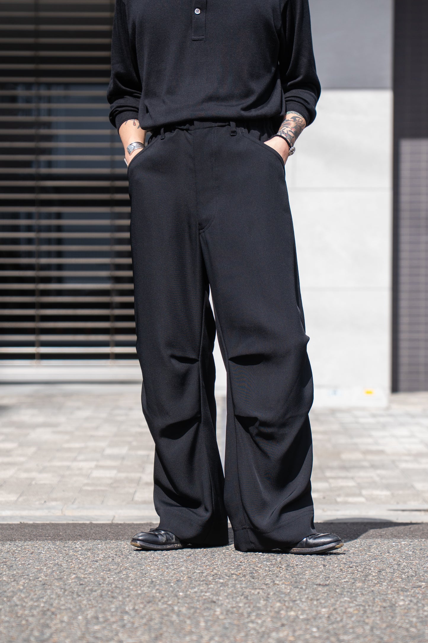 CARGO PANT IN RAYON TRICOTINE