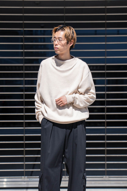 CASHMERE SKIING SWEAT KNITSHIRT