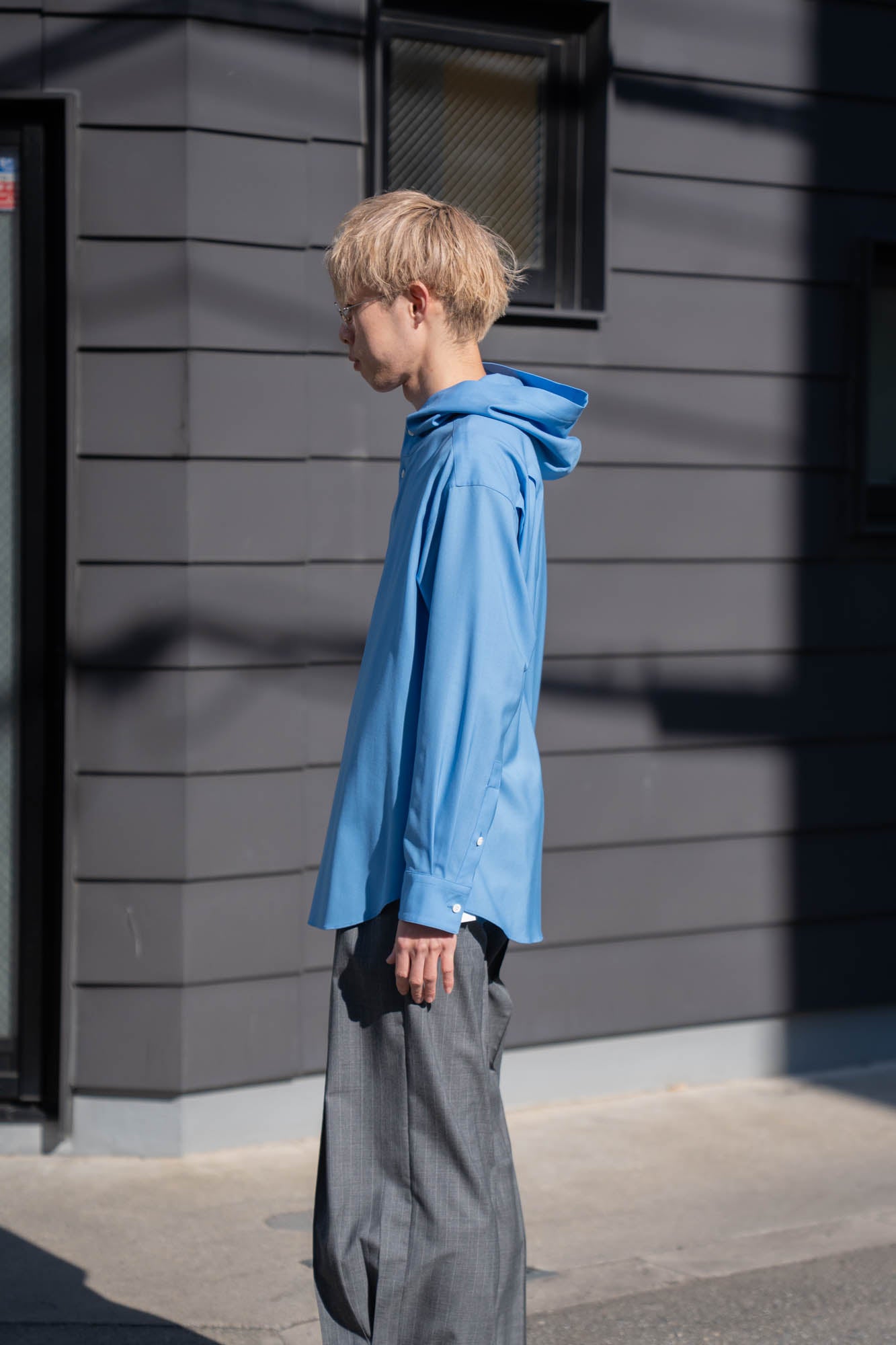 Hooded Wool Shirt