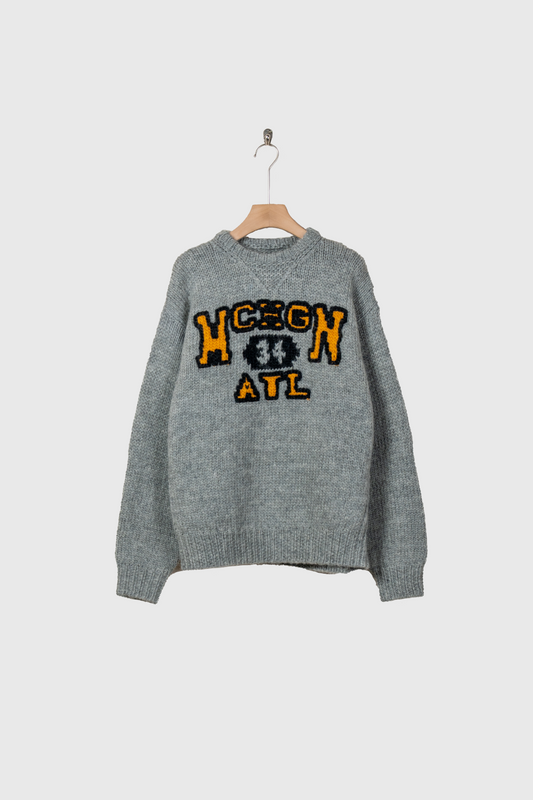 HAND KNITTING SWAETSHIRT