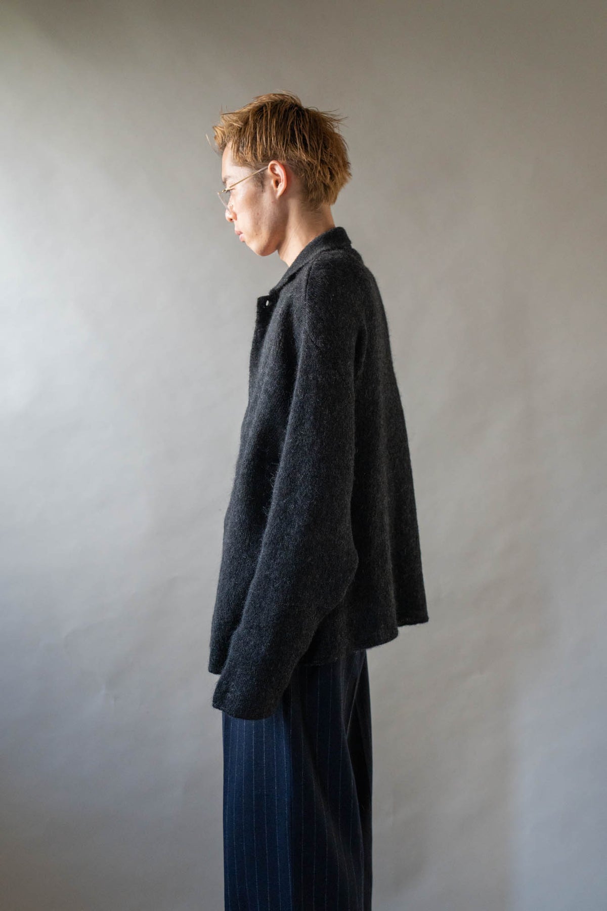 Kid Mohair Knit Shirts