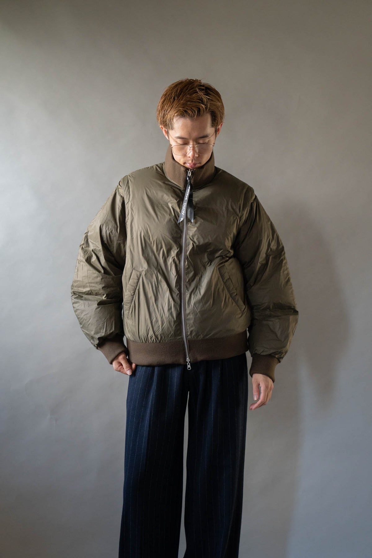 08sircus × TAION Down detachable bomber reversible