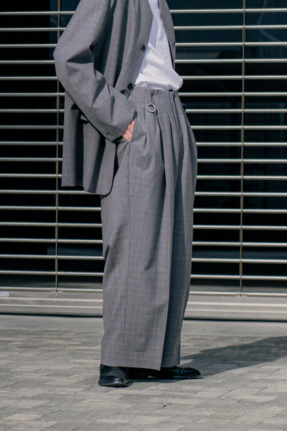 Waist Gathered Wide Pants