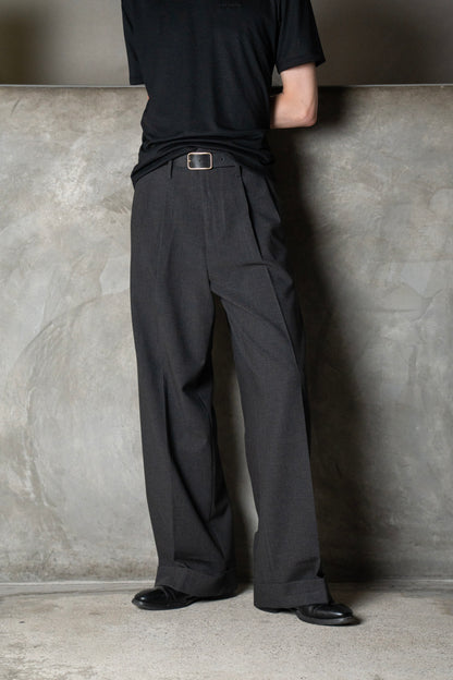 Flow Wide Turn-up Pants