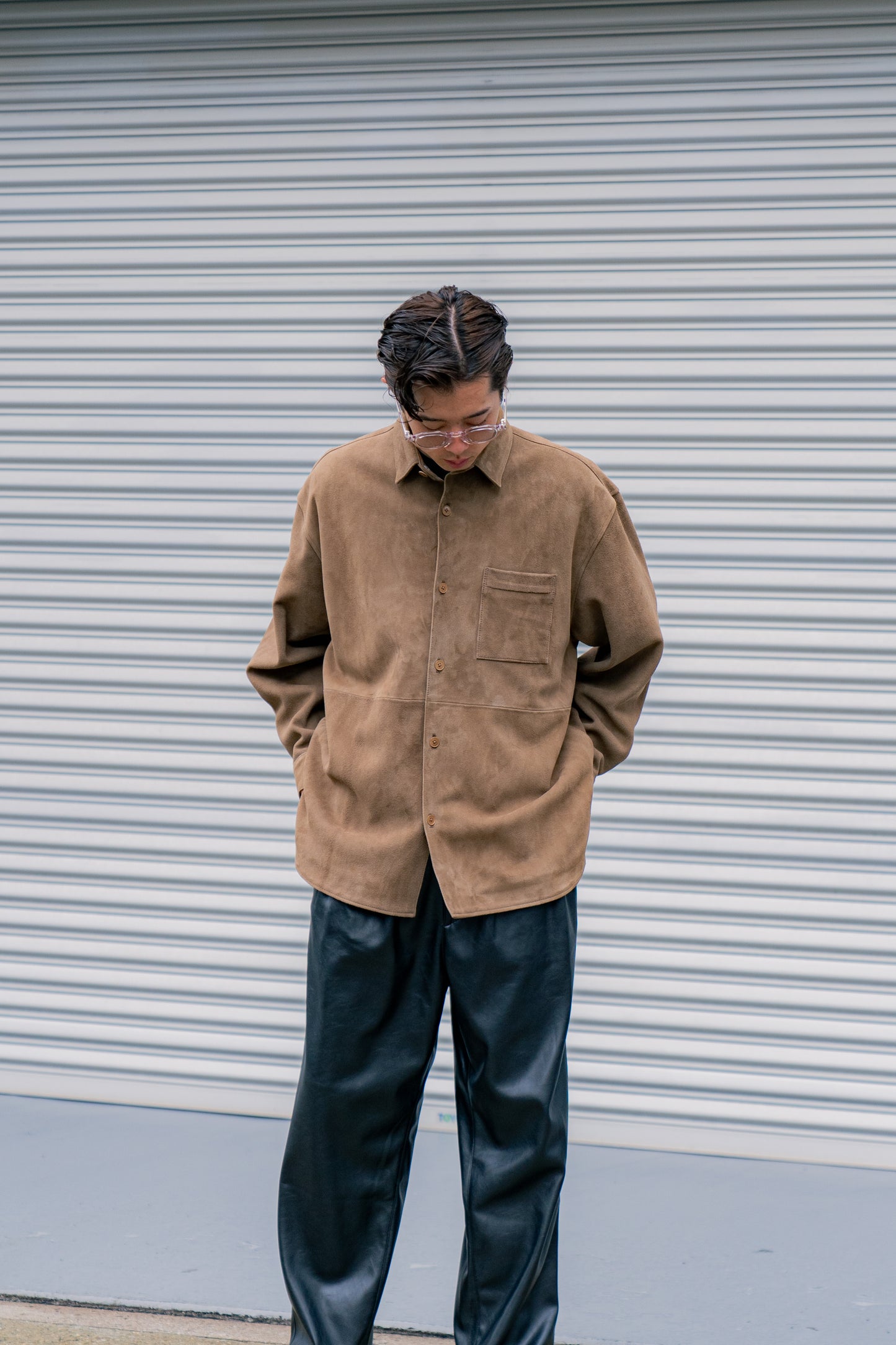 Goat Suede Wide Shirt