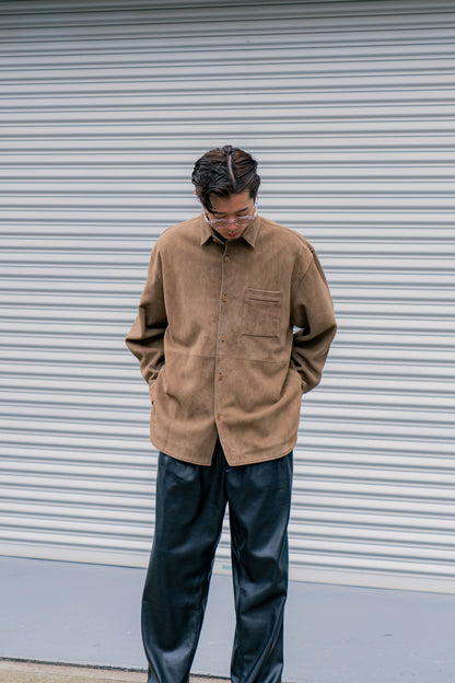 Goat Suede Wide Shirt