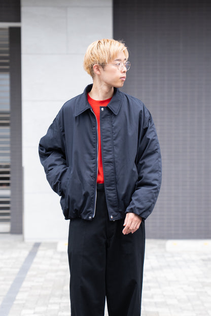 WIDE SQUARE ZIP UP DOWN JACKET