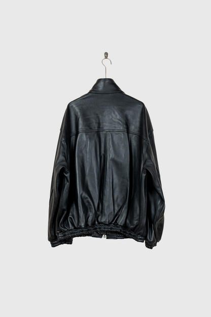 SHEEP LEATHER STAND COLLAR JACKET(ST.1220)