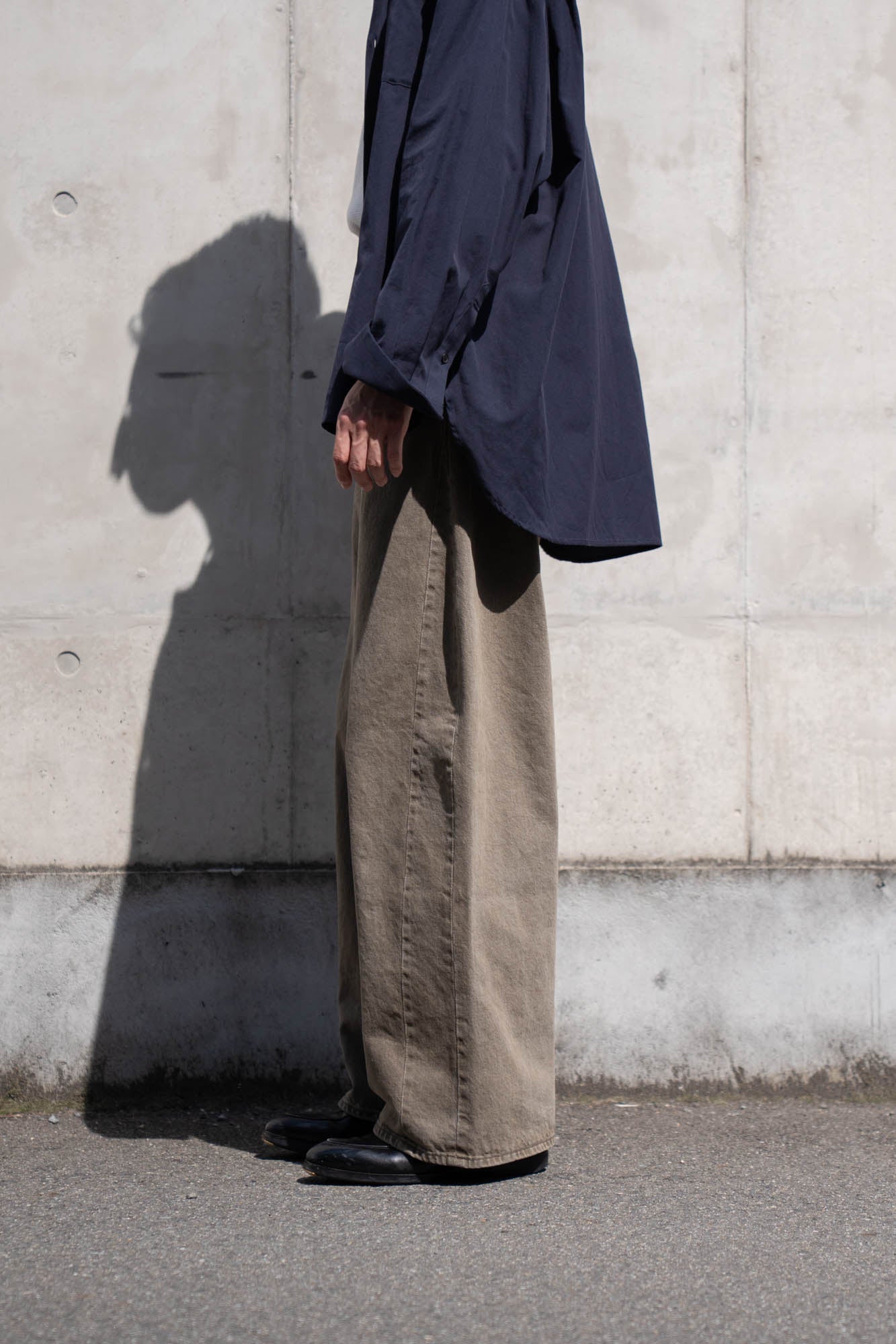 DEFORMATION WIDE COLOR DENIM PANTS(ST.1565)