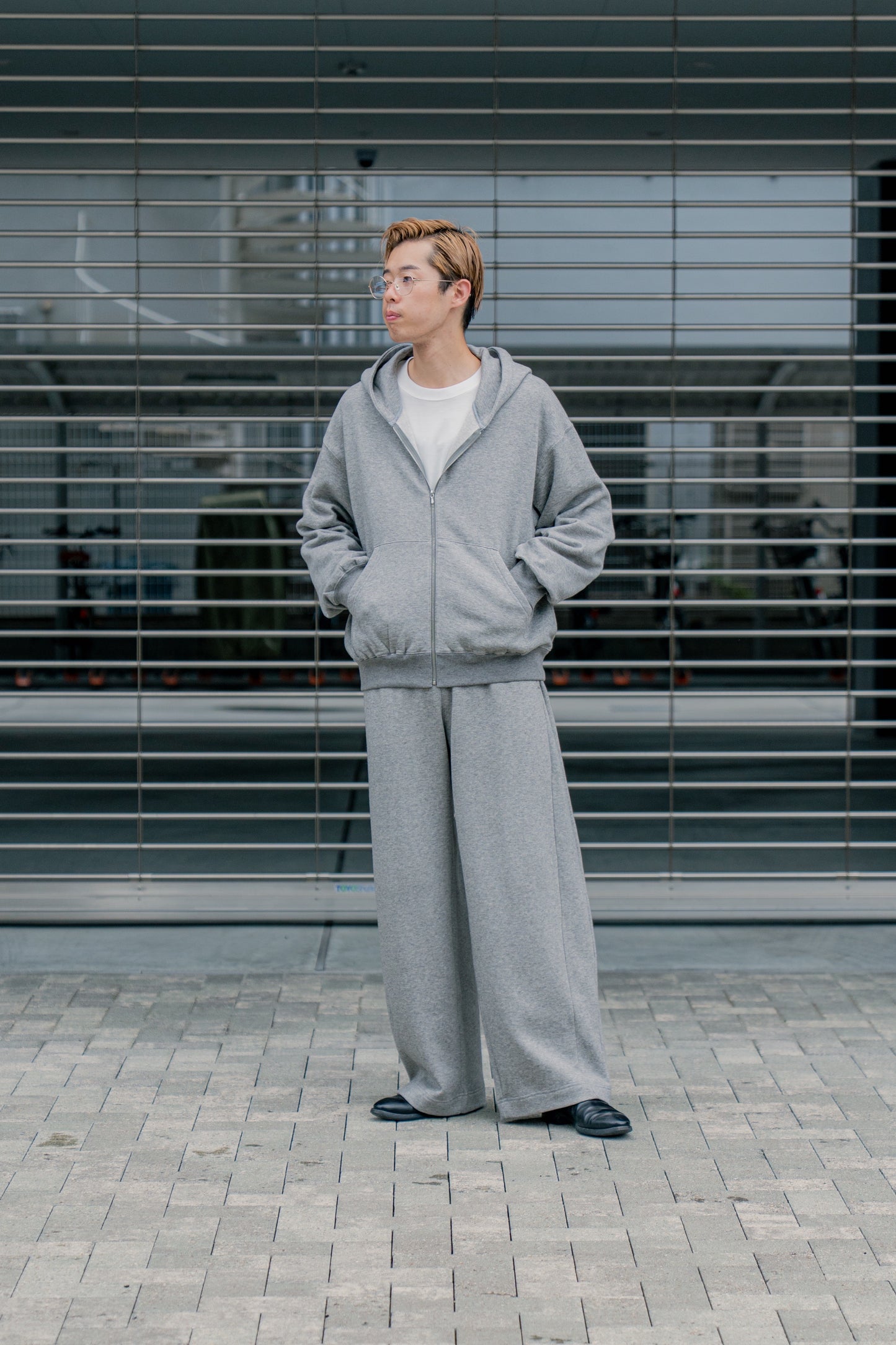 YAK/COTTON SWEAT EASY TROUSERS(ST.1288)