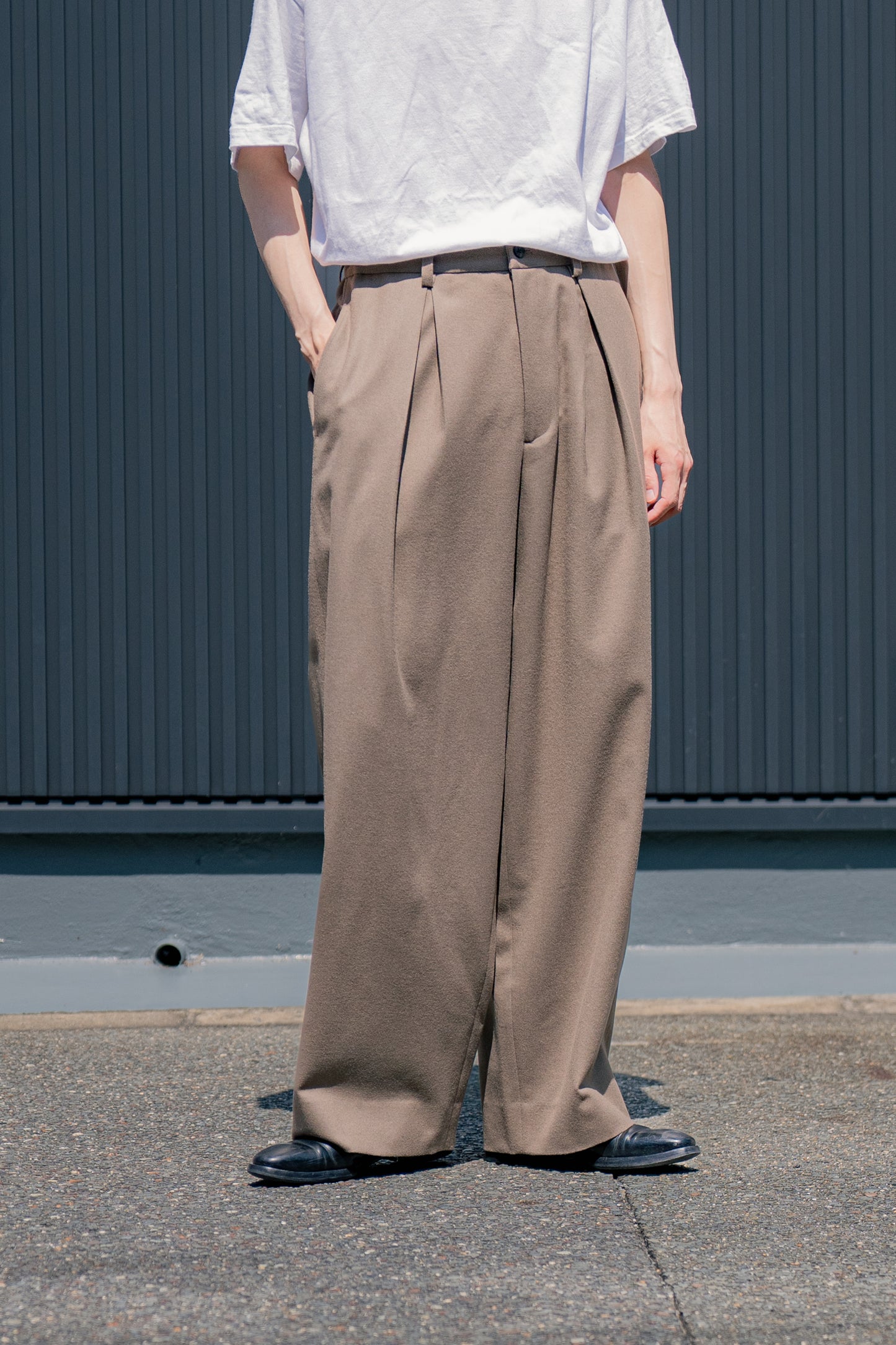 EASY WIDE TROUSERS