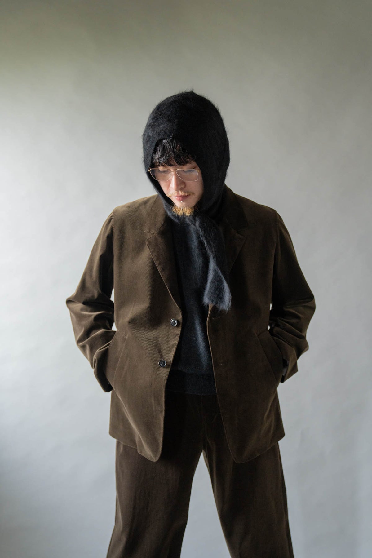 CASHMERE SHAGGY BALACLAVA(ST.1633)