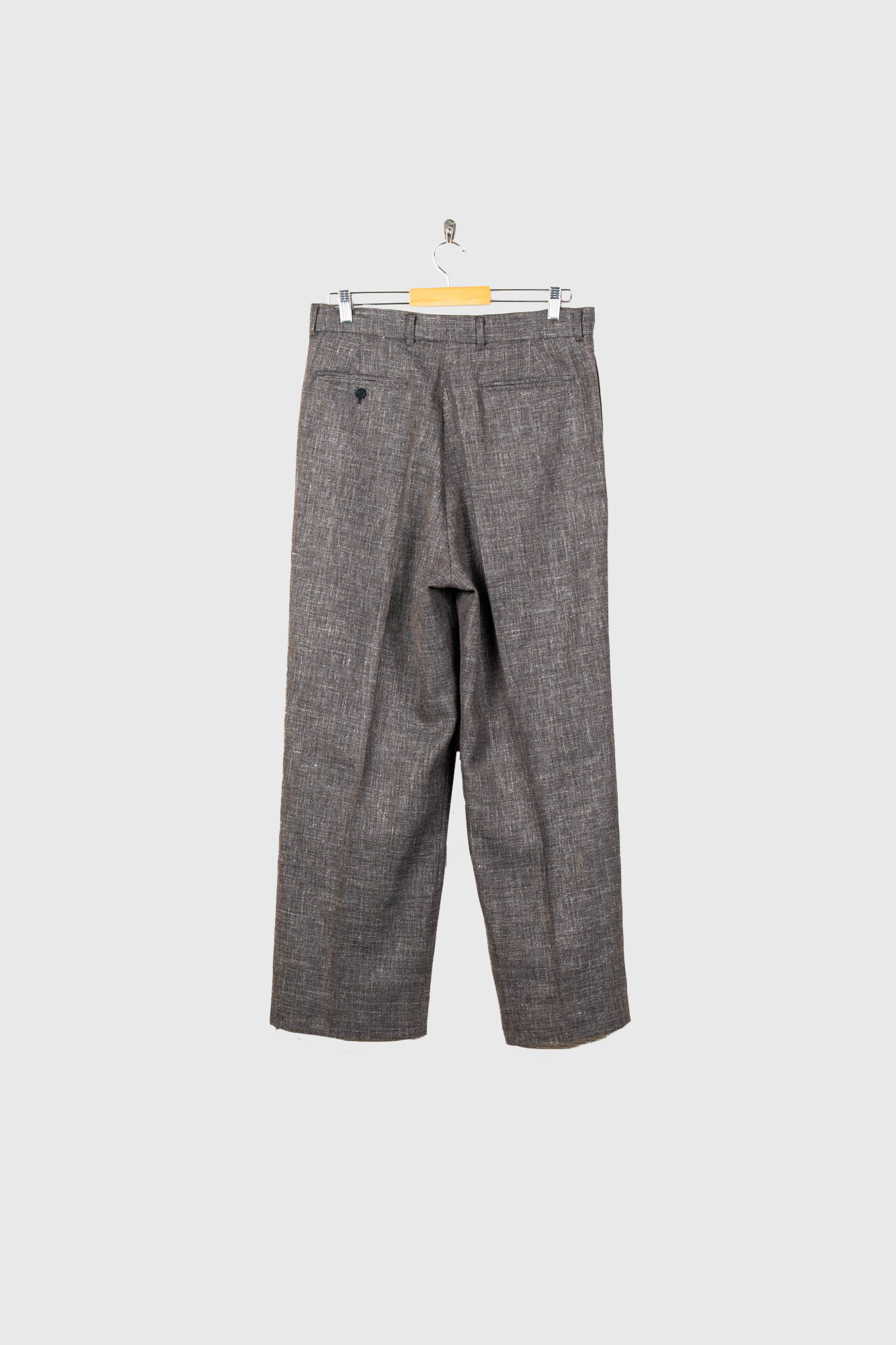 WOOL LINEN 1TUCK SLACKS
