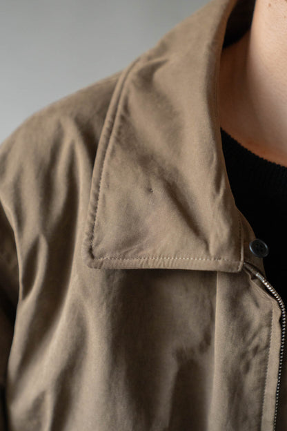 DETATCHABLE COLLAR RESIN-FINISH COTTON JACKET(ST.1576)